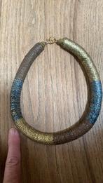 Slangen collier, Ophalen of Verzenden, Zo goed als nieuw, Zilver