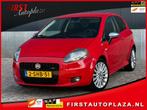 Fiat Grande Punto 1.4-16V Sport AIRCO/CAMERA/NAVI | NETTE AU, Auto's, Fiat, Voorwielaandrijving, Gebruikt, Zwart, 4 cilinders