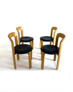 4x Rey chair ‘33’, Bruno Rey, Kusch & Co ‘70, Huis en Inrichting, Stoelen, Metaal, Bruin, Ophalen of Verzenden, Zo goed als nieuw