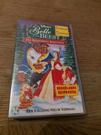 Disney Belle en het Beest Betoverend Kerstfeest videoband, Alle leeftijden, Ophalen of Verzenden, Gebruikt, Tekenfilms en Animatie
