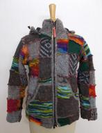 100% wollen windstopper vest met capuchon made in Nepal! S, Kleding | Dames, Verzenden, Zo goed als nieuw, Maat 36 (S), Groen