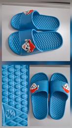 Leuke blauwe slippers maat 24/25, Slofjes, Jongetje of Meisje, Ophalen of Verzenden, Zo goed als nieuw