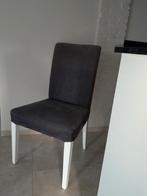 6 Antraciet Eetkamerstoelen met Wasbare Hoes, Antiek en Kunst, Ophalen