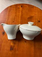 Melkkannetje en suikerpotje Plazuid Gouda, Antiek en Kunst, Antiek | Servies los, Ophalen of Verzenden