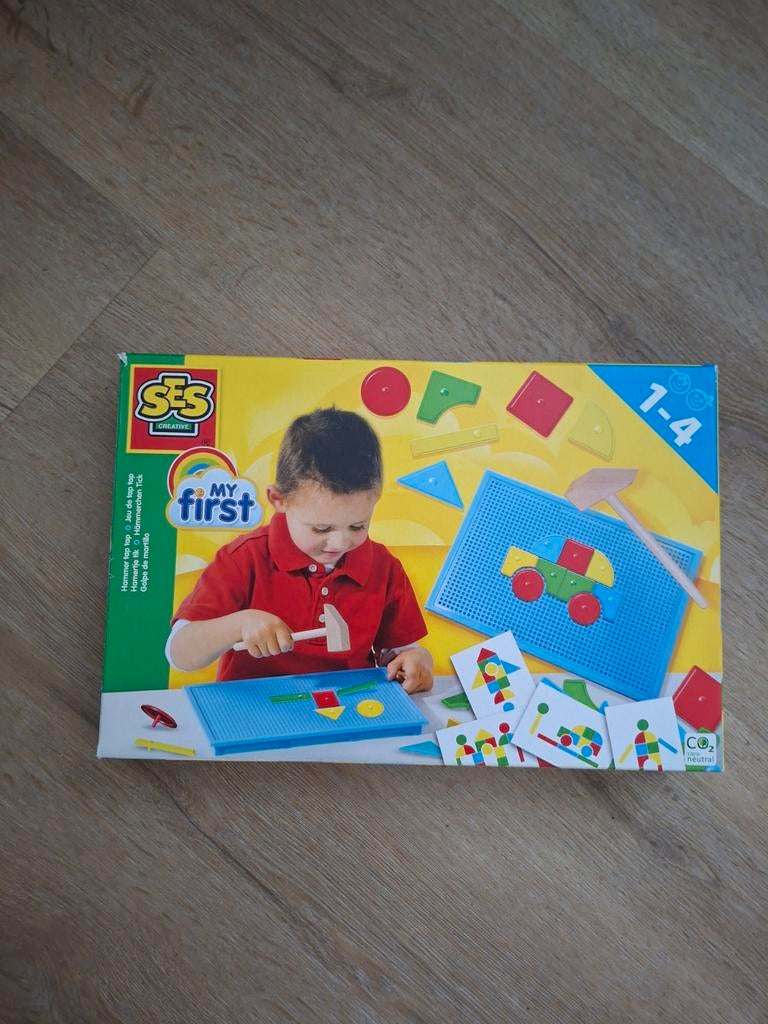 SES Mijn Eerste Hamerbank - Bouwspeelgoed, Ophalen of Verzenden, Zo goed als nieuw, Bouwen