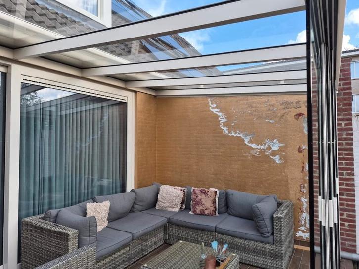 Complete serre ivoor wit, Tuin en Terras, Overkappingen, Zo goed als nieuw, Serre, Ophalen