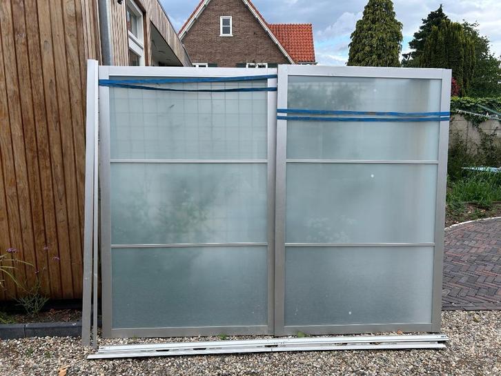 IKEA Pax Schuifdeuren Glas 250X201, Huis en Inrichting, Kasten | Kledingkasten, Gebruikt, 200 cm of meer, 200 cm of meer, Minder dan 25 cm