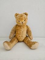 B Teddybeer knuffelbeer stro zeer groot 70 cm vintage antiek, Ophalen of Verzenden