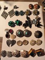 Lotje vintage clip oorbellen, Sieraden, Tassen en Uiterlijk, Antieke sieraden, Overige materialen, Ophalen of Verzenden, Oorbellen