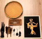 Bieden - 8 Unieke Handgemaakte Artikelen - India & Indonesië, Antiek en Kunst, Curiosa en Brocante, Ophalen