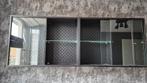 2x Ikea UPPSPEL Vitrinekast | donkergrijs 76x56 cm, Huis en Inrichting, Ophalen, Met deur(en), 50 tot 100 cm, Zo goed als nieuw