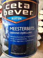 Cetabever dekkende beits midden blauw 0,75liter, Ophalen of Verzenden, Nieuw