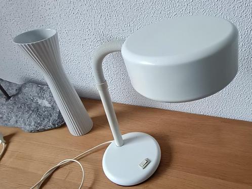 vintage  ELCO Lite tafellamp /leeslamp/bureaulamp (wit ), Huis en Inrichting, Lampen | Tafellampen, Gebruikt, Minder dan 50 cm