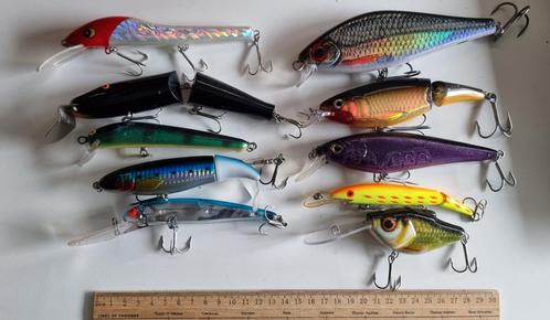 10x Rapala Rebel Bomber Creek Chub Frenzy quickbait kunstaas, Watersport en Boten, Hengelsport | Roofvissen, Zo goed als nieuw