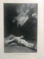 Der Erlöser, Joh. Herterich, 1895, afb. 32 bij 22 cm. Mooi!, Antiek en Kunst, Kunst | Etsen en Gravures, Ophalen of Verzenden