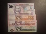4 biljetten van Mozambique 2001/2017, Ophalen of Verzenden, Overige landen, Setje