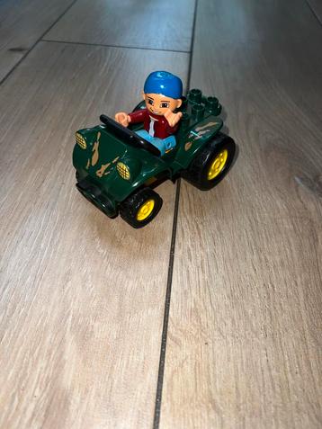 Lego Duplo Groene Quad met Figuur beschikbaar voor biedingen