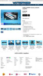 ALTEC LANSING ALA320 4 kanaals versterker, Nieuw, Ophalen of Verzenden, Altec, Support@alteclansing.com