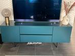 TV-meubel  Xooon in petrolkleur, Huis en Inrichting, Kasten | Televisiemeubels, Minder dan 100 cm, 25 tot 50 cm, Zo goed als nieuw