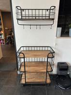 Bakkerskar met rek - Makkelijk op te knappen!, Huis en Inrichting, Kasten | Stellingkasten, Ophalen of Verzenden, Gebruikt