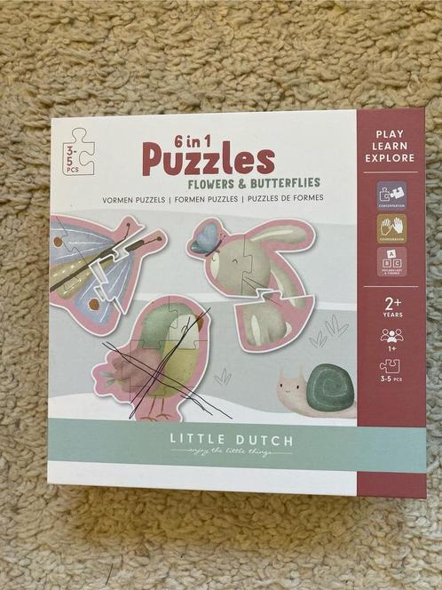 Little Dutch  Vormen Puzzels -  zie beschrijving!, Kinderen en Baby's, Speelgoed | Kinderpuzzels, Zo goed als nieuw, 10 tot 50 stukjes