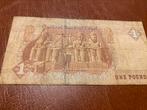 1 pound bankbiljet uit Egypte, Postzegels en Munten, Bankbiljetten | Afrika, Los biljet, Egypte, Verzenden
