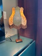 Vintage staande lamp met franjes, Ophalen of Verzenden, Zo goed als nieuw
