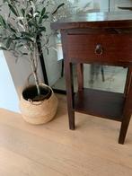 Bijzettafeltje hout, Huis en Inrichting, Tafels | Eettafels, Ophalen of Verzenden, Rechthoekig, 50 tot 100 cm