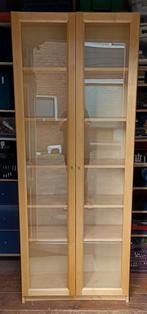 Ikea BILLY Boekenkast/Vitrinekast 80x30x202 cm, Ophalen, 200 cm of meer, 50 tot 100 cm, Zo goed als nieuw