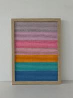 HEMA vilten letterbord vilt houtlook wand decoratie, Ophalen, Gebruikt, Wanddecoratie