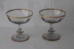 Antieke Franse Daum champagne coupes c 1910, Antiek en Kunst, Antiek | Glas en Kristal, Ophalen of Verzenden