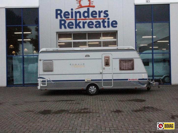 Dethleffs Beduin Emotion 515 DB Mover, Fietsenrek, Luifel, Caravans en Kamperen, Caravans, Bedrijf, tot en met 4, 1000 - 1250 kg