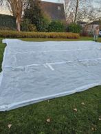 2st. Gebruikt Afdekzeil 240g - 8 x 10 m, Transparant., Ophalen of Verzenden, Gebruikt, 15 m² of meer, Zeil