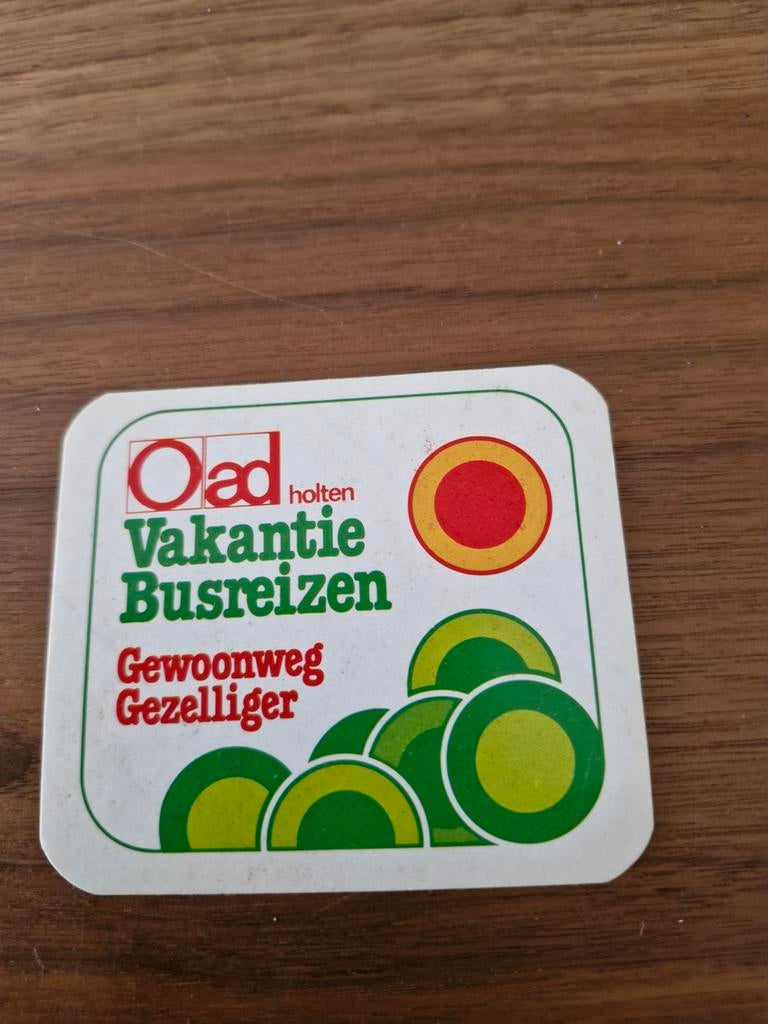 4479 Oad Holten Vakantie Busreizen Sticker, Verzamelen, Ophalen of Verzenden