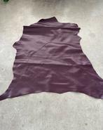 Lap geitenleer 70 x 90 paars (rood), Zwart, Leer of Kunstleer, Ophalen of Verzenden, Zo goed als nieuw