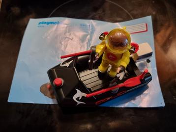 Playmobil.4910 Rubberboot .met Duiker. Compleet  beschikbaar voor biedingen