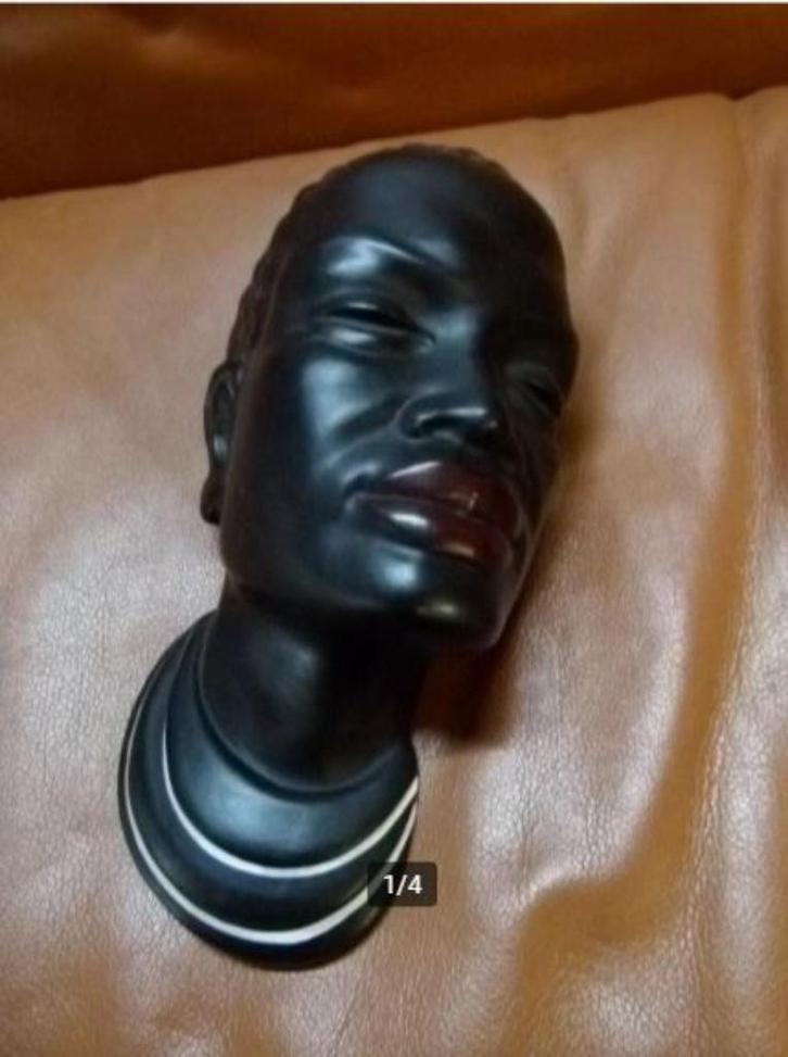 vintage wandmasker Gmunder keramik 50er jaren, Verzamelen, Retro, Huis en Inrichting, Ophalen