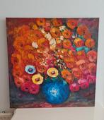 Schilderij bloemen, Ophalen