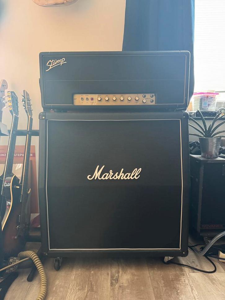 Plexi Super Lead Versterk Clone Stamp, Muziek en Instrumenten, Versterkers | Bas en Gitaar, Gebruikt, Gitaar, 100 watt of meer