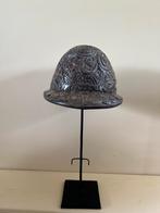 Uit hout gesneden Tropenhelm Nederlands Indië , Indonesië, Antiek en Kunst, Ophalen of Verzenden