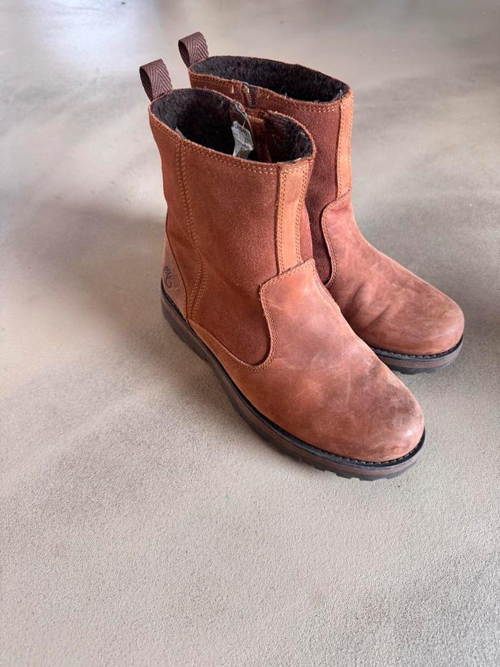 Timberland Laarsjes Maat 37 - Bruin, Kleding | Dames, Schoenen, Zo goed als nieuw, Lage of Enkellaarzen, Bruin, Ophalen