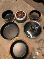 Tefal Ingenio Pannenset zonder hand vat, Gebruikt, Ophalen of Verzenden, Keramische plaat, M