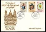 Envelop; FDC Pitcairn Islands Huwelijk Diana & Charles, Ophalen of Verzenden, Envelop