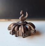 Antieke messing kumkumdoos, Antiek en Kunst, Ophalen of Verzenden