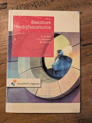 Basisboek bedrijfseconomie + opgavenboek, P. de Boer beschikbaar voor biedingen