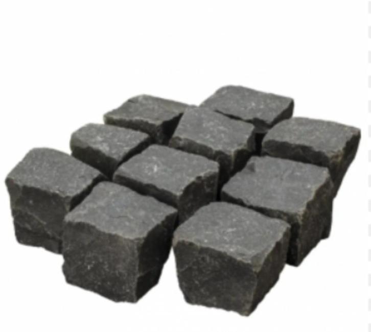 Kinderkoppen natuursteen – ca. 270 stuks – oud bestratingsma, Tuin en Terras, Grind, Keien en Split, Gebruikt, Multi, Overige materialen