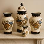 Vazen set 4 Delig Gouda plateel Holland Handwerk Nu €39,-, Ophalen