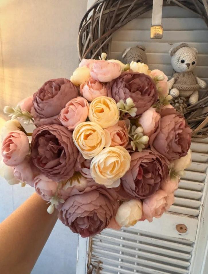 Leuke volle boeket, Huis en Inrichting, Woonaccessoires | Kransen, Nieuw, Ophalen of Verzenden