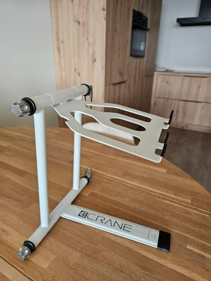Laptopstandaard dj-standaard wit verstelbaar, Computers en Software, Laptopstandaarden, Gebruikt, Ophalen of Verzenden