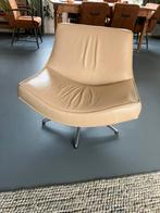 Mooie Uwa leer draaifauteuil, Huis en Inrichting, Fauteuils, Ophalen, 75 tot 100 cm, Zo goed als nieuw, Leer